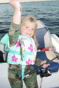 Emmalee with her three little buddies feeling good after using the chi machine